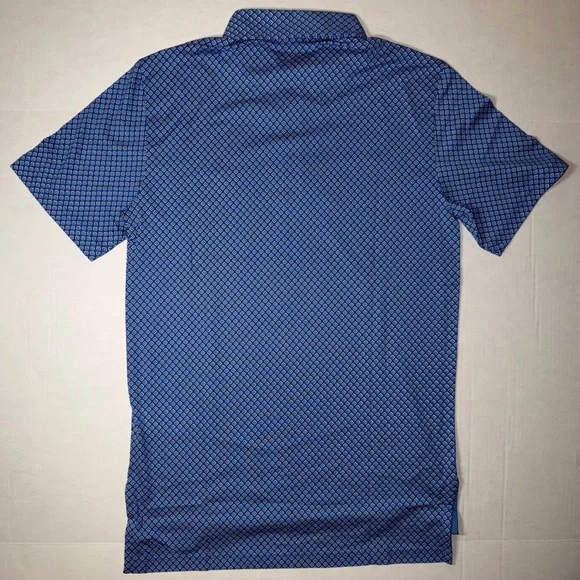 Ralph Lauren Blue Patterned Polo Shirt - Picture 4 of 4